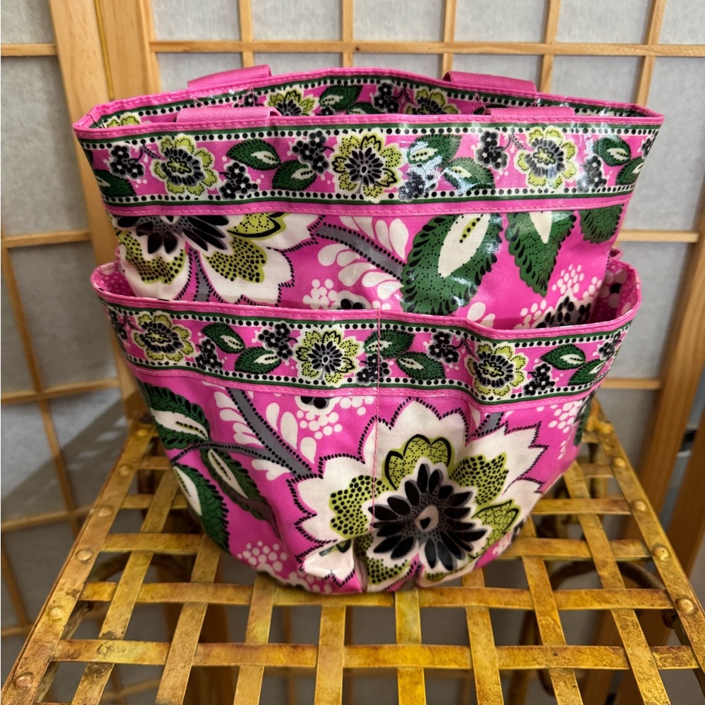 Vera Bradley Pink and Green Floral Bag